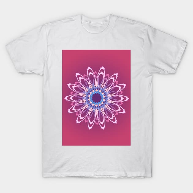 Beauty Flower Pink T-Shirt by Shop Ovov